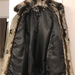 Faux Chinchilla jacket 31”
